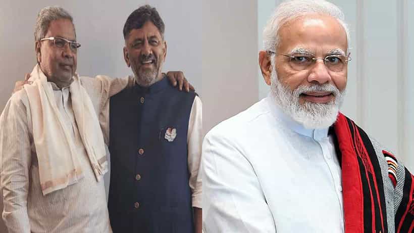 ಸಿಎಂ ಸಿದ್ದರಾಮಯ್ಯ, ಡಿಸಿಎಂ ಡಿಕೆ ಶಿವಕುಮಾರ್ಗೆ ಶುಭಕೋರಿದ ಪ್ರಧಾನಿ ಮೋದಿ