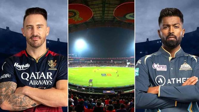 RCB vs GT Pitch Report: ಆರ್ಸಿಬಿ-ಜಿಟಿ ರಣರೋಚಕ ಕದನಕ್ಕೆ ಚಿನ್ನಸ್ವಾಮಿ ರೆಡಿ: ಪಿಚ್ ಹೇಗಿದೆ ನೋಡಿ RCB vs GT Pitch Report: ಆರ್ಸಿಬಿ-ಜಿಟಿ ರಣರೋಚಕ ಕದನಕ್ಕೆ ಚಿನ್ನಸ್ವಾಮಿ ರೆಡಿ: ಪಿಚ್ ಹೇಗಿದೆ ನೋಡಿ
