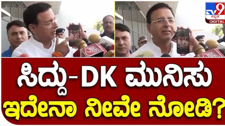 Who would be CM? ಸಿದ್ದರಾಮಯ್ಯ ಮತ್ತು ಶಿವಕುಮಾರ್ ನಡುವೆ ಮನಸ್ತಾಪವಿಲ್ಲ, ಸೌಹಾರ್ದಯುತ ಬಾಂಧವ್ಯವಿದೆ: ರಂದೀಪ್ ಸುರ್ಜೆವಾಲಾ Who would be CM? ಸಿದ್ದರಾಮಯ್ಯ ಮತ್ತು ಶಿವಕುಮಾರ್ ನಡುವೆ ಮನಸ್ತಾಪವಿಲ್ಲ, ಸೌಹಾರ್ದಯುತ ಬಾಂಧವ್ಯವಿದೆ: ರಂದೀಪ್ ಸುರ್ಜೆವಾಲಾ