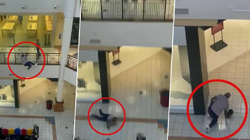Viral Video: ಆ್ಯಪಲ್ ಸ್ಟೋರ್ನಿಂದ ಮೊಬೈಲ್ ಕದ್ದು, ಎರಡನೇ ಮಹಡಿಯಿಂದ ಬಿದ್ದ, ಏಳಲಾಗದೇ ಸಿಕ್ಕಿಬಿದ್ದ