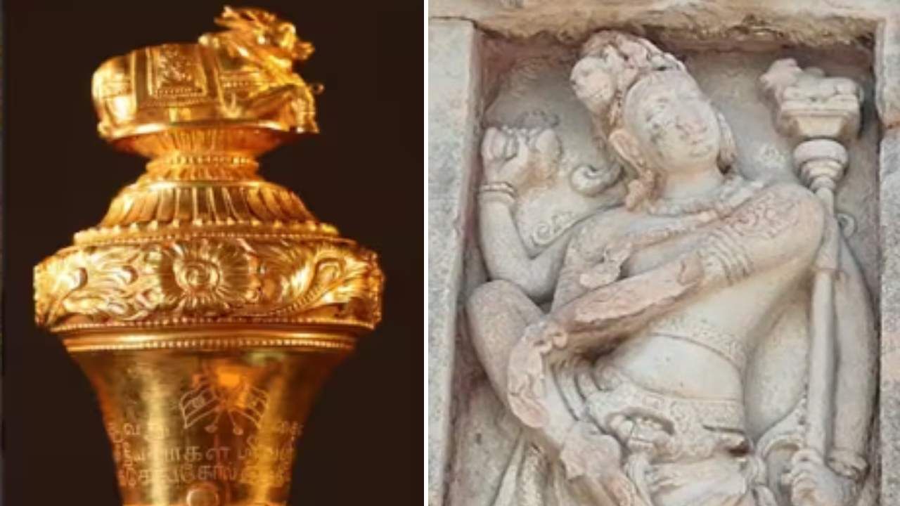 ಐತಿಹಾಸಿಕ ನಾಡು ಬಾಗಲಕೋಟೆ ಜಿಲ್ಲೆಗೆ ವ್ಯಾಪಿಸಿದ ಸೆಂಗೋಲ್ ನಂಟು: ವಿರುಪಾಕ್ಷ ದೇವಾಲಯದಲ್ಲಿ ರಾಜದಂಡ ಕಲಾಕೃತಿ