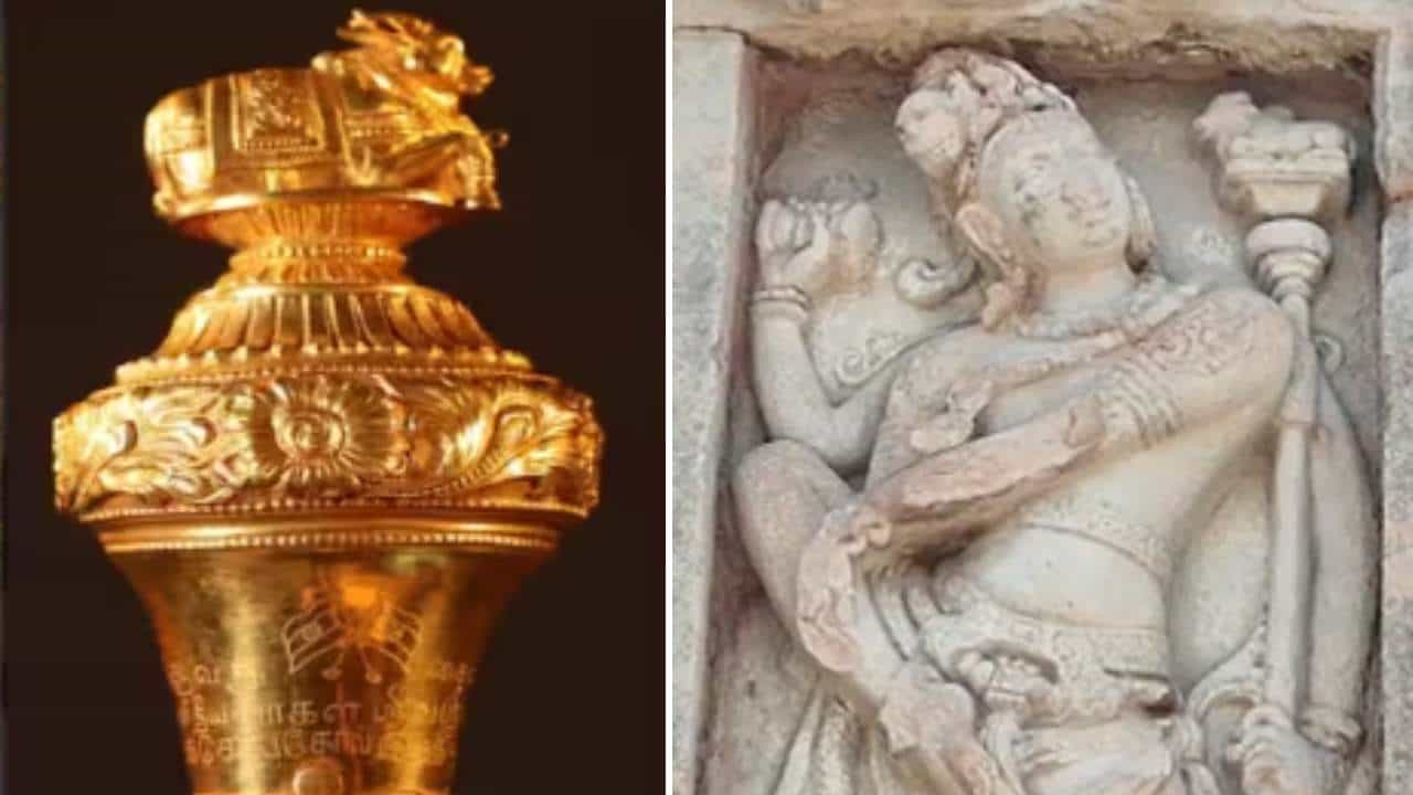 ಐತಿಹಾಸಿಕ ನಾಡು ಬಾಗಲಕೋಟೆ ಜಿಲ್ಲೆಗೆ ವ್ಯಾಪಿಸಿದ ಸೆಂಗೋಲ್ ನಂಟು: ವಿರುಪಾಕ್ಷ ದೇವಾಲಯದಲ್ಲಿ ರಾಜದಂಡ ಕಲಾಕೃತಿ ಐತಿಹಾಸಿಕ ನಾಡು ಬಾಗಲಕೋಟೆ ಜಿಲ್ಲೆಗೆ ವ್ಯಾಪಿಸಿದ ಸೆಂಗೋಲ್ ನಂಟು: ವಿರುಪಾಕ್ಷ ದೇವಾಲಯದಲ್ಲಿ ರಾಜದಂಡ ಕಲಾಕೃತಿ
