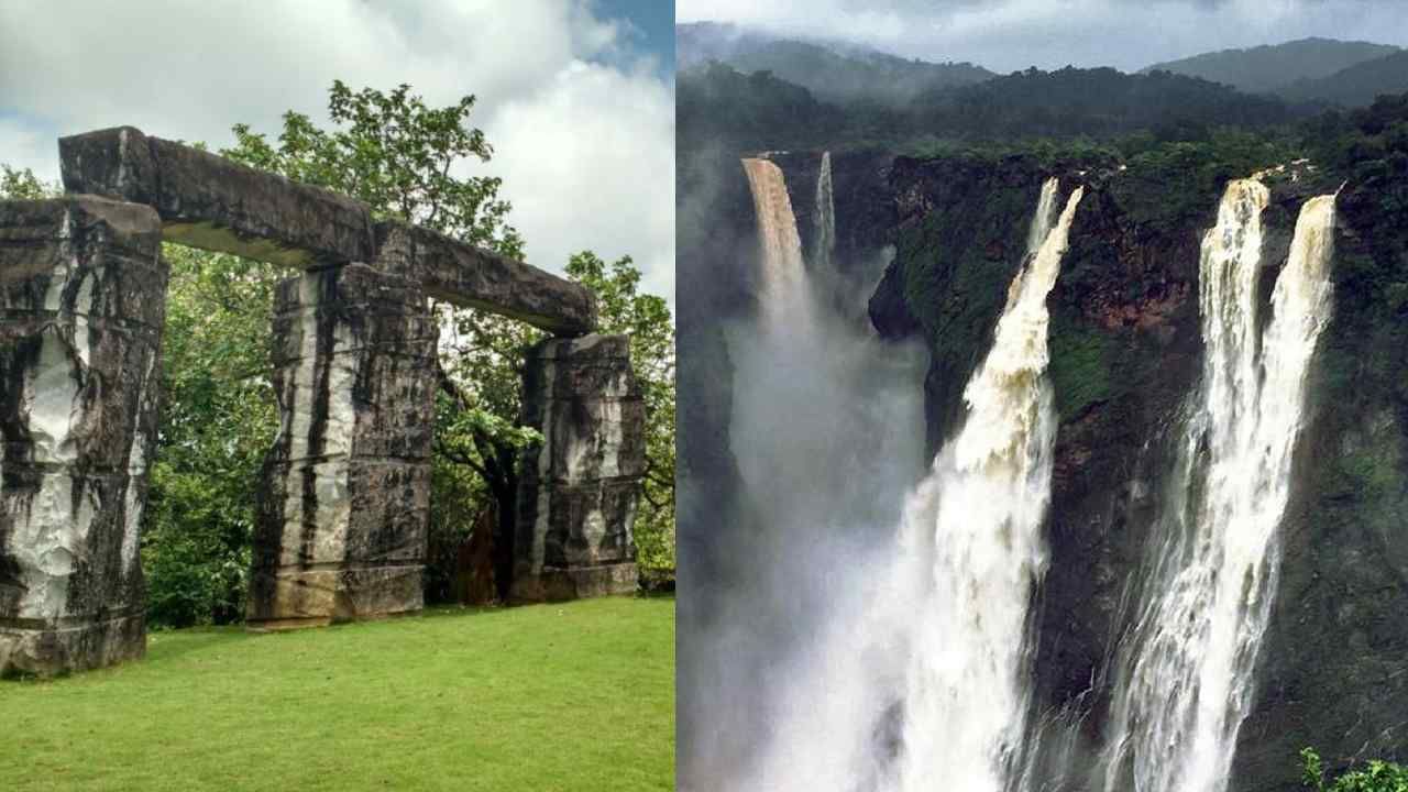 Shimoga tourist spots Restriction in Jog Falls Kuppalli Thyavarekoppa Zoo and Safari view of polling process