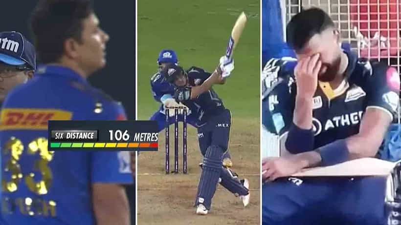 Shubman Gill Six: ಶುಭ್ಮನ್ ಗಿಲ್ 106-m ಸಿಕ್ಸ್ ಕಂಡು ಸ್ತಬ್ಧವಾದ ನರೇಂದ್ರ ಮೋದಿ ಸ್ಟೇಡಿಯಂ: ಹಾರ್ದಿಕ್ ಪಾಂಡ್ಯ ಏನು ಮಾಡಿದ್ರು ನೋಡಿ