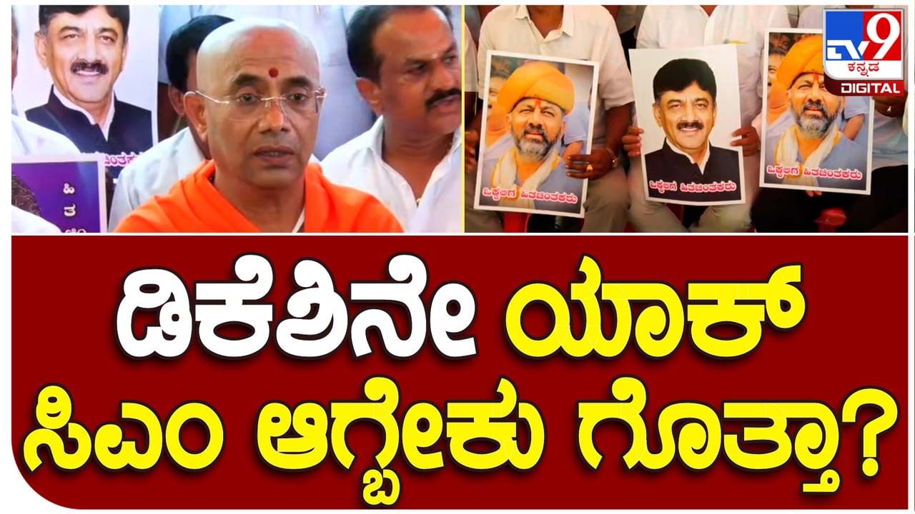 DK Shivakumar: ಇನ್ನೂ ಯುವಕರಾಗಿರುವ ಕೆಪಿಸಿಸಿ ಅಧ್ಯಕ್ಷ ಡಿಕೆ ಶಿವಕುಮಾರ್ ಮುಖ್ಯಮಂತ್ರಿ ಸ್ಥಾನಕ್ಕೆ ಹೆಚ್ಚು ಅರ್ಹರು: ಸೋಮನಾಥೇಶ್ವರ ಸ್ವಾಮೀಜಿ