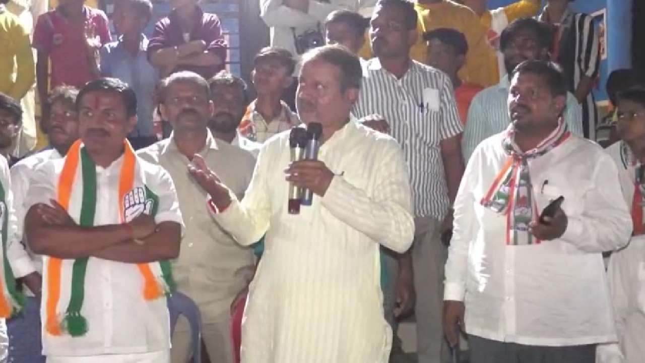 Stones pelted during Congress candidate campaign in Muddebihal constituency Vijayapura