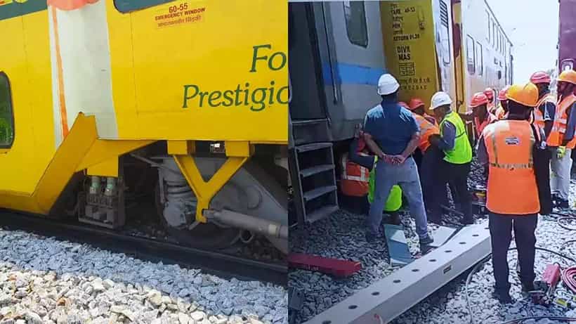 Train Derails: ಬಂಗಾರಪೇಟೆ ಬಳಿ ಹಳಿ ತಪ್ಪಿದ ಚೆನ್ನೈ-ಬೆಂಗಳೂರು ಎಕ್ಸ್ಪ್ರೆಸ್ ರೈಲು