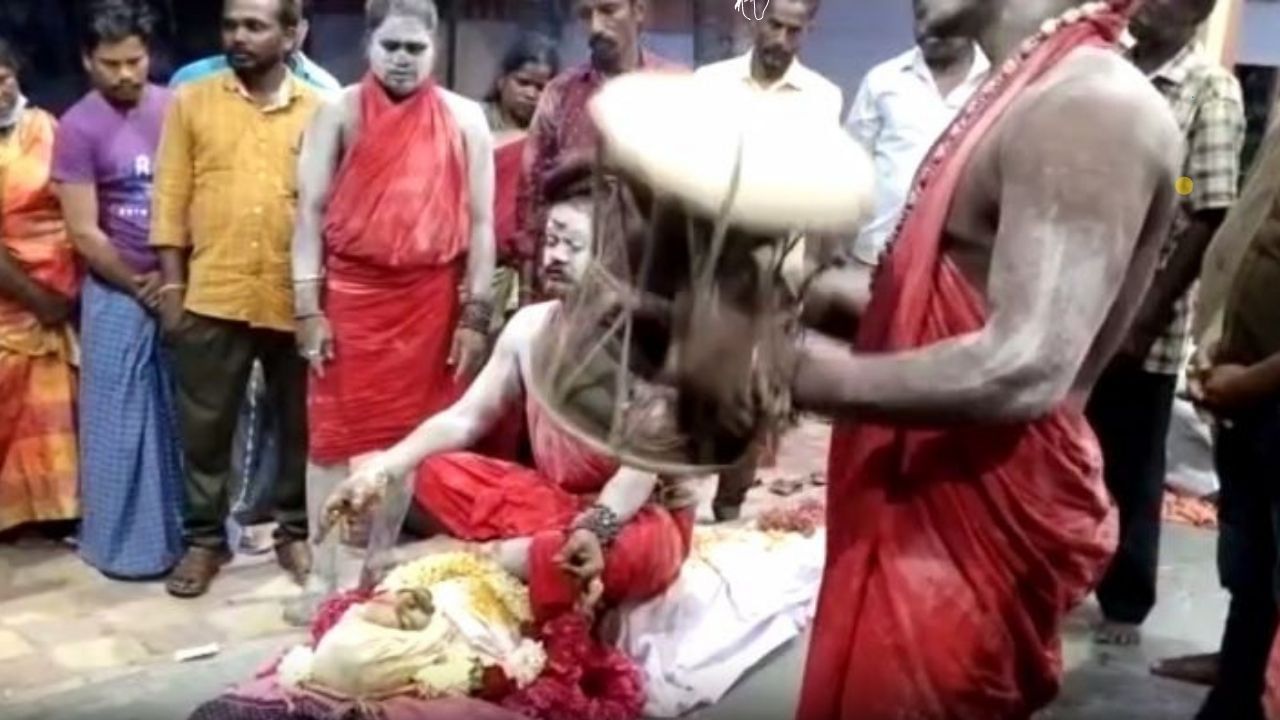 Aghori Puja Video: ಶವದ ಎದೆಯ ಮೇಲೆ ಪದ್ಮಾಸನ ಹಾಕಿ ಕುಳಿತು ಅಘೋರಿ ಪೂಜೆ - ತಮಿಳುನಾಡಿನಲ್ಲಿ ವಿಚಿತ್ರ, ಅಮಾನವೀಯ ಆಚರಣೆ