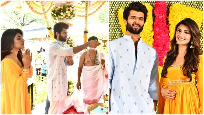 Sreeleela: ವಿಜಯ್ ದೇವರಕೊಂಡಗೆ ಜೊತೆಯಾದ ಶ್ರೀಲೀಲಾ; ಫೋಟೋ ನೋಡಿ ಶುಭಕೋರಿದ ಅಭಿಮಾನಿಗಳು Sreeleela: ವಿಜಯ್ ದೇವರಕೊಂಡಗೆ ಜೊತೆಯಾದ ಶ್ರೀಲೀಲಾ; ಫೋಟೋ ನೋಡಿ ಶುಭಕೋರಿದ ಅಭಿಮಾನಿಗಳು