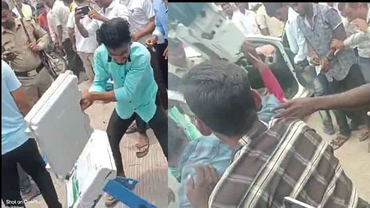 ವಿಜಯಪುರದಲ್ಲಿ ಕಾಯ್ದಿರಿಸಲಾಗಿದ್ದ ಇವಿಎಂ, ವಿವಿಪ್ಯಾಟ್ ಮಷಿನ್ಗಳನ್ನು ಒಡೆದು ಹಾಕಿದ ಗ್ರಾಮಸ್ಥರು ವಿಜಯಪುರದಲ್ಲಿ ಕಾಯ್ದಿರಿಸಲಾಗಿದ್ದ ಇವಿಎಂ, ವಿವಿಪ್ಯಾಟ್ ಮಷಿನ್ಗಳನ್ನು ಒಡೆದು ಹಾಕಿದ ಗ್ರಾಮಸ್ಥರು