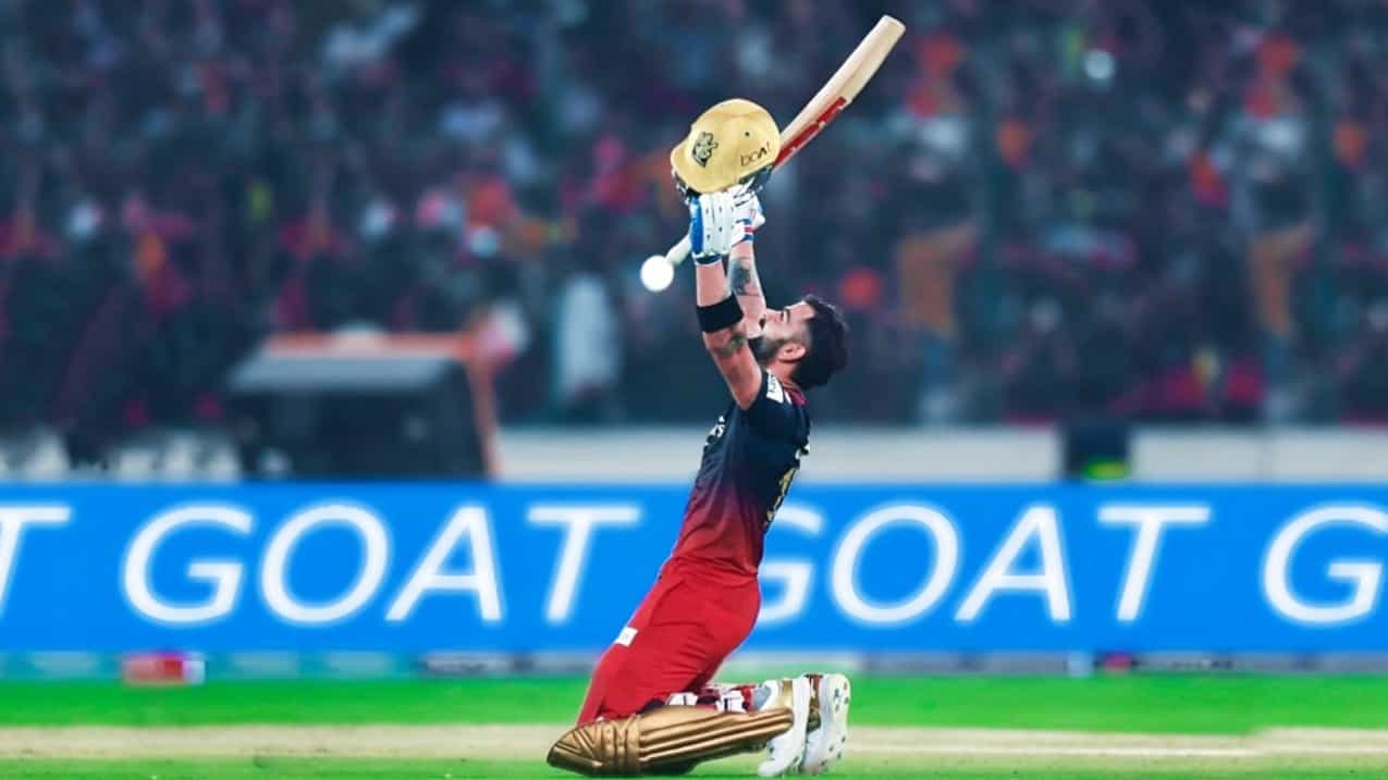 IPL 2023: ಬೆಂಗಳೂರಿನ ಚಿನ್ನಸ್ವಾಮಿ ಸ್ಟೇಡಿಯಂನಲ್ಲಿ ನಡೆದ ಗುಜರಾತ್ ಟೈಟಾನ್ಸ್ ವಿರುದ್ಧದ ಪಂದ್ಯದಲ್ಲಿ ವಿರಾಟ್ ಕೊಹ್ಲಿ ಭರ್ಜರಿ ಶತಕ ಸಿಡಿಸಿ ಮಿಂಚಿದ್ದಾರೆ.