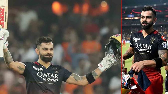 Virat Kohli: ಸೋತರೂ ಅಭಿಮಾನಿಗಳನ್ನು ರಂಜಿಸಿದ ವಿರಾಟ್ ಶತಕ: ಕೊಹ್ಲಿಯಿಂದ ದಾಖಲೆಯ ಸೆಂಚುರಿ Virat Kohli: ಸೋತರೂ ಅಭಿಮಾನಿಗಳನ್ನು ರಂಜಿಸಿದ ವಿರಾಟ್ ಶತಕ: ಕೊಹ್ಲಿಯಿಂದ ದಾಖಲೆಯ ಸೆಂಚುರಿ