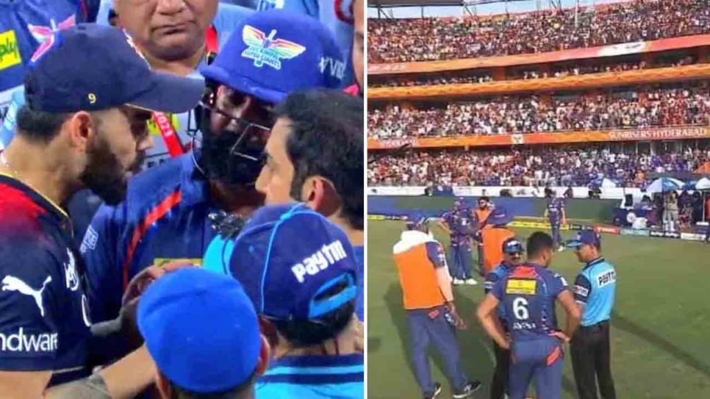 Virat Kohli Gautam Gambhir and SRH Fans