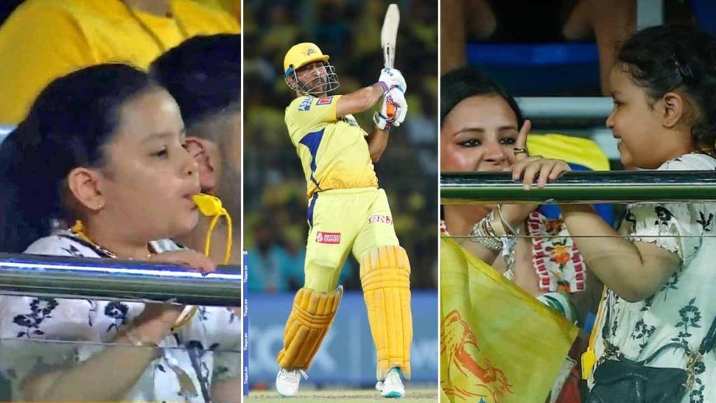 Ziva Dhoni and MS Dhini