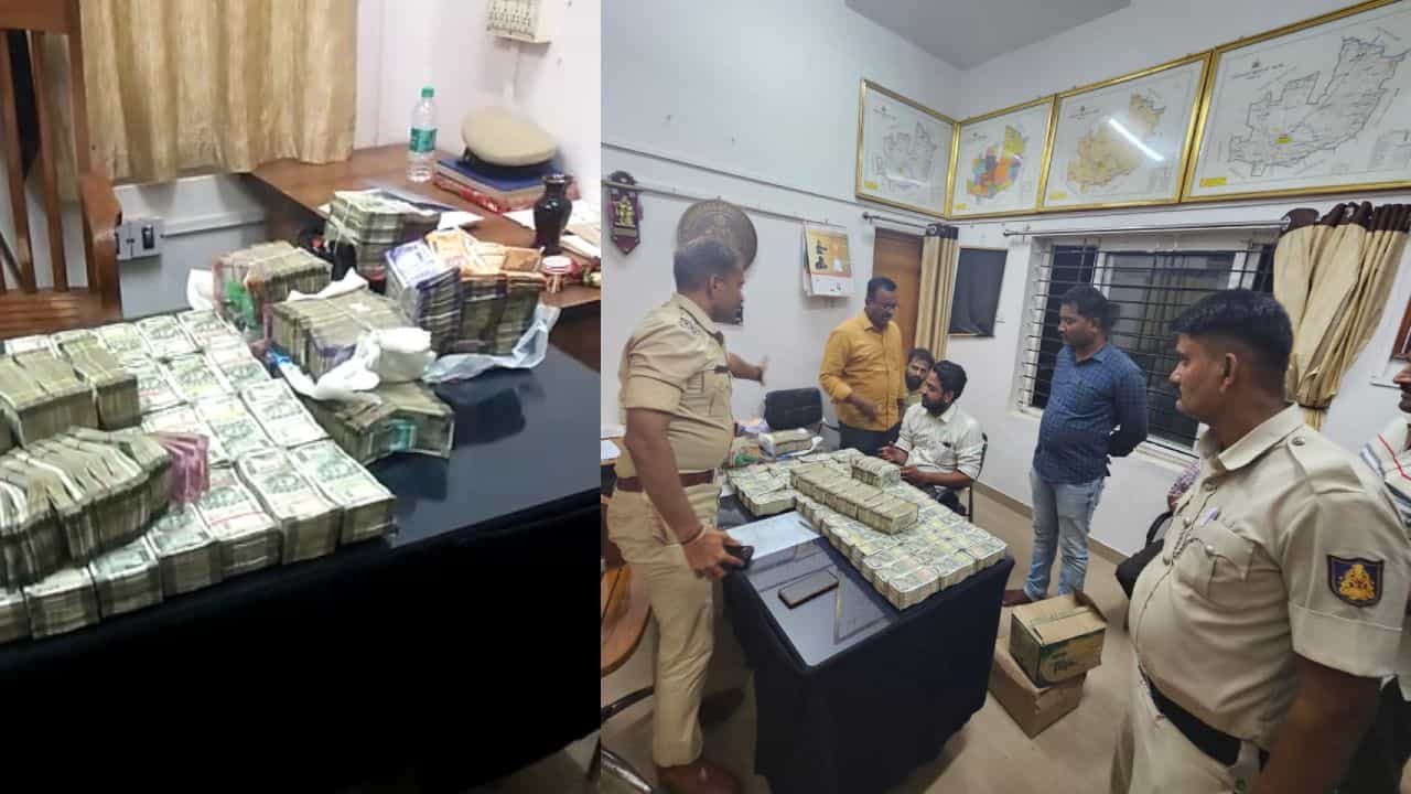 ಗದಗ: ನರಗುಂದ ಪೊಲೀಸರ ಭರ್ಜರಿ ಬೇಟೆ, ಕಾರಿನಲ್ಲಿ ಸಿಕ್ತು 1.70 ಕೋಟಿ ರೂ. ಹಣ ಗದಗ: ನರಗುಂದ ಪೊಲೀಸರ ಭರ್ಜರಿ ಬೇಟೆ, ಕಾರಿನಲ್ಲಿ ಸಿಕ್ತು 1.70 ಕೋಟಿ ರೂ. ಹಣ