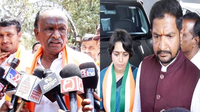 ಬ್ಯಾಗ್ ಕಳ್ಳತನವಾಗಿದ್ದಕ್ಕೆ ಪತ್ನಿ ಕಣ್ಣೀರು: ಎಂಟಿಬಿ ನಾಗರಾಜ್ ವ್ಯಂಗ್ಯಕ್ಕೆ ಶರತ್ ಬಚ್ಚೇಗೌಡ ಕೆಂಡಾಮಂಡಲ ಬ್ಯಾಗ್ ಕಳ್ಳತನವಾಗಿದ್ದಕ್ಕೆ ಪತ್ನಿ ಕಣ್ಣೀರು: ಎಂಟಿಬಿ ನಾಗರಾಜ್ ವ್ಯಂಗ್ಯಕ್ಕೆ ಶರತ್ ಬಚ್ಚೇಗೌಡ ಕೆಂಡಾಮಂಡಲ