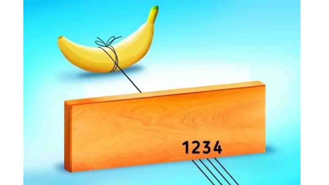 Viral Brain Teaser with Banana and thread