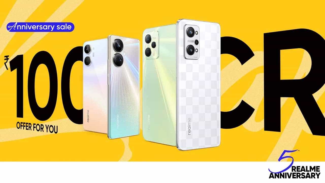 Realme Anniversary Sale: ಭಾರತದ ಮಾರುಕಟ್ಟೆಗೆ ರಿಯಲ್ ಮಿ ಕಾಲಿಟ್ಟು 5 ವರ್ಷ: ಸ್ಮಾರ್ಟ್ಫೋನ್, ಲ್ಯಾಪ್ಟಾಪ್ಗಳ ಮೇಲೆ ಬಂಪರ್ ಆಫರ್ ಘೋಷಣೆ Realme Anniversary Sale: ಭಾರತದ ಮಾರುಕಟ್ಟೆಗೆ ರಿಯಲ್ ಮಿ ಕಾಲಿಟ್ಟು 5 ವರ್ಷ: ಸ್ಮಾರ್ಟ್ಫೋನ್, ಲ್ಯಾಪ್ಟಾಪ್ಗಳ ಮೇಲೆ ಬಂಪರ್ ಆಫರ್ ಘೋಷಣೆ