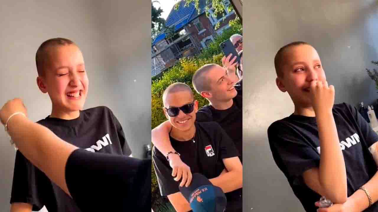 Viral Video: ಕ್ಯಾನ್ಸರ್ನಿಂದ ಬಳಲುತ್ತಿರುವ ಸ್ನೇಹಿತೆಗೆ ತಲೆ ಬೋಳಿಸಿಕೊಂಡು ಸಾಥ್ ನೀಡಿದ ಸ್ನೇಹಿತರು Viral Video: ಕ್ಯಾನ್ಸರ್ನಿಂದ ಬಳಲುತ್ತಿರುವ ಸ್ನೇಹಿತೆಗೆ ತಲೆ ಬೋಳಿಸಿಕೊಂಡು ಸಾಥ್ ನೀಡಿದ ಸ್ನೇಹಿತರು