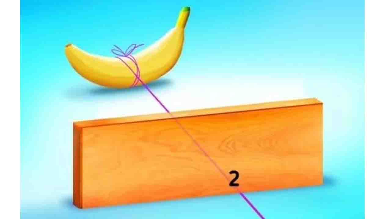 Viral Brain Teaser with Banana and thread