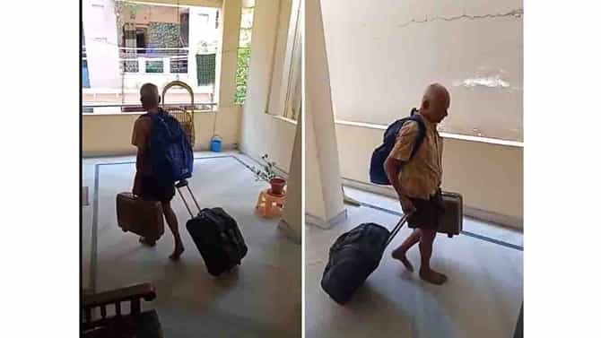 Viral Video: ಹೈದರಾಬಾದಿನ 76 ವರ್ಷದ ಈ 'ಯುವಕ'ನ ಲಗೇಜು ತಾಲೀಮು