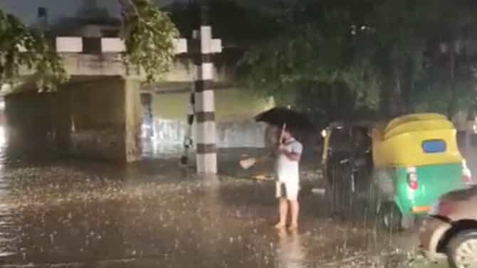 ಬೆಂಗಳೂರಿನ ಹಲವೆಡೆ ಮತ್ತೆ ಮಳೆ: ಅಂಡರ್ ಪಾಸ್​ಗಳಲ್ಲಿ ತುಂಬಿದ ಮಳೆ ನೀರು