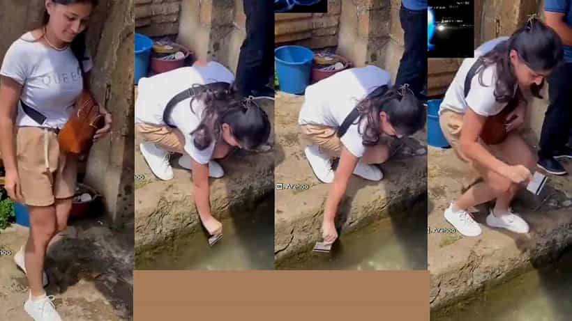 Funny Video: ಟ್ರೆಡಿಷನಲ್ ಶಾಕ್! ಕೊಳದಲ್ಲಿ ನಾಣ್ಯ ಹಾಕುವುದು ನೋಡಿದ್ದೇವೆ, ಆದರೆ ಈ ಪುಣ್ಯಾತಗಿತ್ತಿ ಕ್ರೆಡಿಟ್ ಕಾರ್ಡ್ ಸ್ವೈಪ್ ಮಾಡಿದಳು!