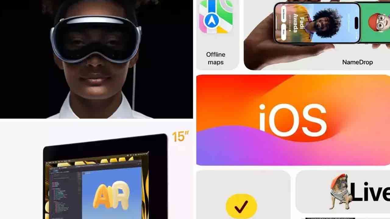 Apple WWDC 2023 Announcements: ಆ್ಯಪಲ್ WWDC 2023 ಈವೆಂಟ್ನಲ್ಲಿ iOS 17, ಆ್ಯಪಲ್ ವಿಷನ್ ಪ್ರೊ ಸೇರಿದಂತೆ ಅನೇಕ ಪ್ರಾಡಕ್ಟ್ ಬಿಡುಗಡೆ Apple WWDC 2023 Announcements: ಆ್ಯಪಲ್ WWDC 2023 ಈವೆಂಟ್ನಲ್ಲಿ iOS 17, ಆ್ಯಪಲ್ ವಿಷನ್ ಪ್ರೊ ಸೇರಿದಂತೆ ಅನೇಕ ಪ್ರಾಡಕ್ಟ್ ಬಿಡುಗಡೆ