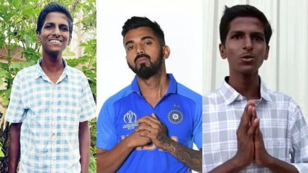 Indian Batter Kannadiga KL Rahul lends financial help to PUC poor student in Hubballi