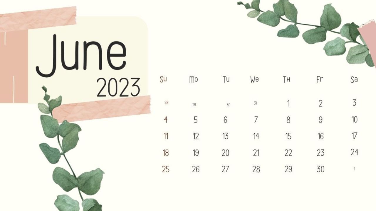 Event Calendar June 2023: ರಾಷ್ಟ್ರೀಯ, ಅಂತರಾಷ್ಟ್ರೀಯ ವಿಶೇಷ ದಿನಗಳ ಪಟ್ಟಿ ಇಲ್ಲಿದೆ