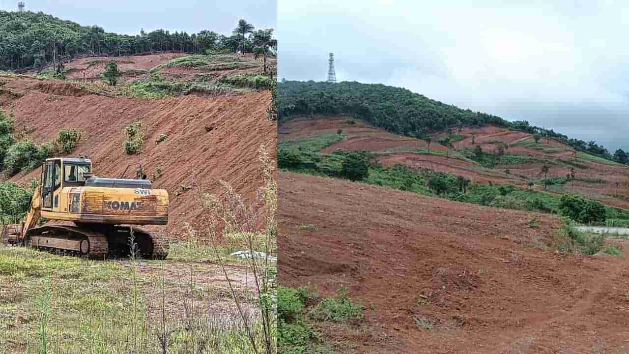 Madikeri News: ಮಡಿಕೇರಿಯಲ್ಲಿ ಅವೈಜ್ಞಾನಿಕ ಲೇಔಟ್ ನಿರ್ಮಾಣಕ್ಕೆ ಬೃಹತ್ ಬೆಟ್ಟವೇ ಬಲಿ, ಭೂ ಕುಸಿತದ ಆತಂಕ