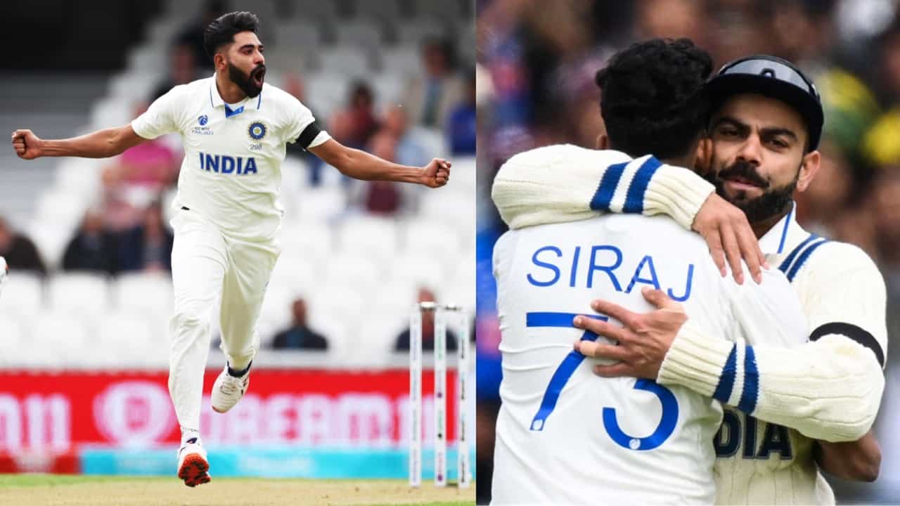 WTC Final 2023: ಲಂಡನ್ನ ಓವಲ್ ಮೈದಾನದಲ್ಲಿ ನಡೆಯುತ್ತಿರುವ ಆಸ್ಟ್ರೇಲಿಯಾ ವಿರುದ್ಧದ ವಿಶ್ವ ಟೆಸ್ಟ್ ಚಾಂಪಿಯನ್ಶಿಪ್ ಫೈನಲ್ ಪಂದ್ಯದಲ್ಲಿ ಟೀಮ್ ಇಂಡಿಯಾ ವೇಗಿ ಮೊಹಮ್ಮದ್ ಸಿರಾಜ್ ಭರ್ಜರಿ ಬೌಲಿಂಗ್ ಪ್ರದರ್ಶಿಸಿದ್ದಾರೆ.