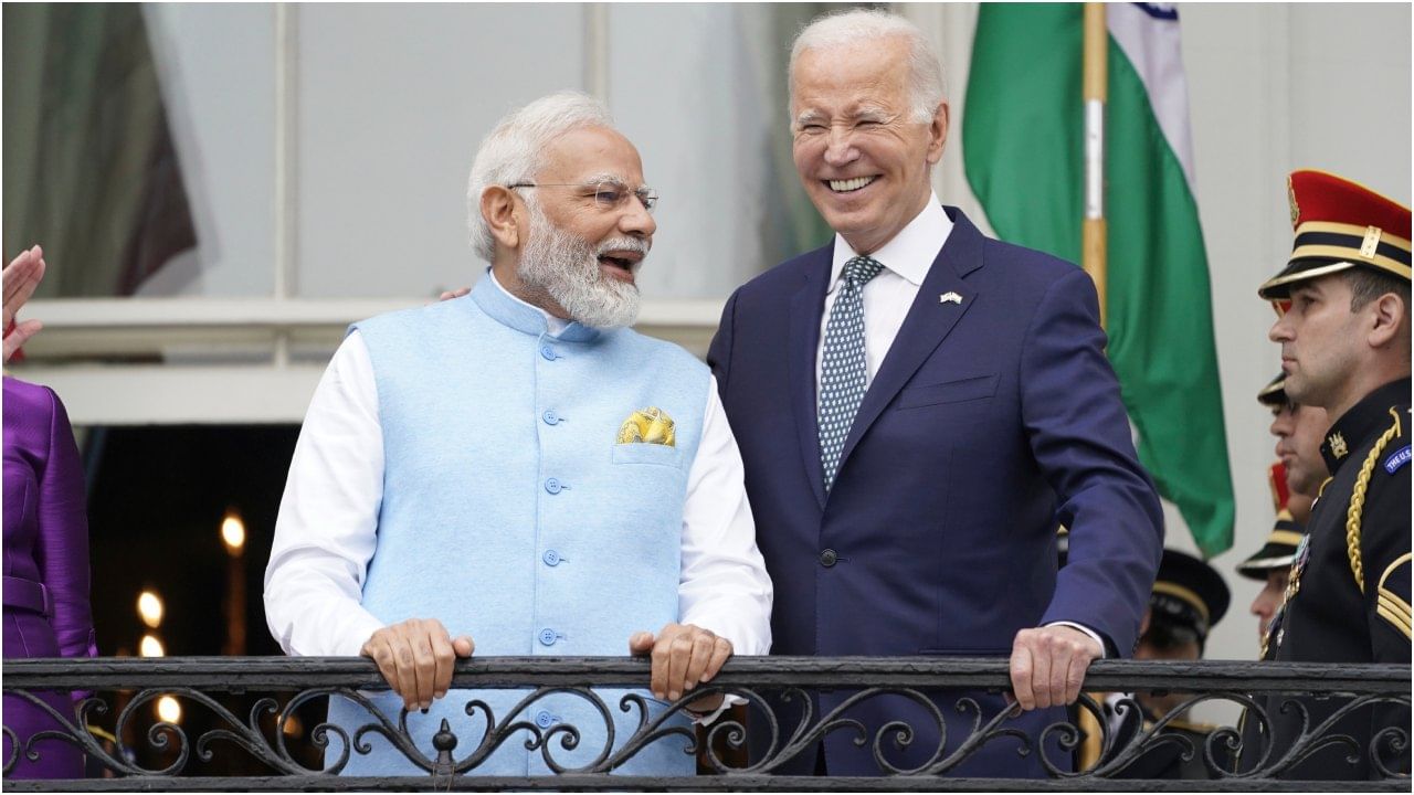 PM Modi at White House: ಅಮೆರಿಕ, ಭಾರತದ ಸ್ನೇಹ ಸಂಬಂಧ ಮತ್ತಷ್ಟು ಗಟ್ಟಿಯಾಗಿದೆ; ಶ್ವೇತಭವನದಲ್ಲಿ ಪ್ರಧಾನಿ ಮೋದಿ PM Modi at White House: ಅಮೆರಿಕ, ಭಾರತದ ಸ್ನೇಹ ಸಂಬಂಧ ಮತ್ತಷ್ಟು ಗಟ್ಟಿಯಾಗಿದೆ; ಶ್ವೇತಭವನದಲ್ಲಿ ಪ್ರಧಾನಿ ಮೋದಿ