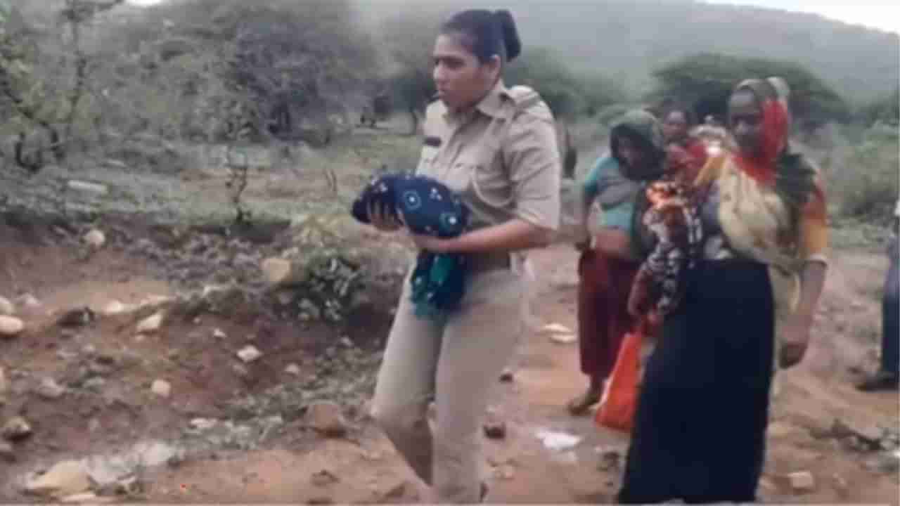 Cyclone Biparjoy; 4 ದಿನದ ಮಗುವನ್ನು ಸುರಕ್ಷಿತ ಸ್ಥಳಕ್ಕೆ ರವಾನಿಸಿದ ಮಹಿಳಾ ಪೊಲೀಸ್