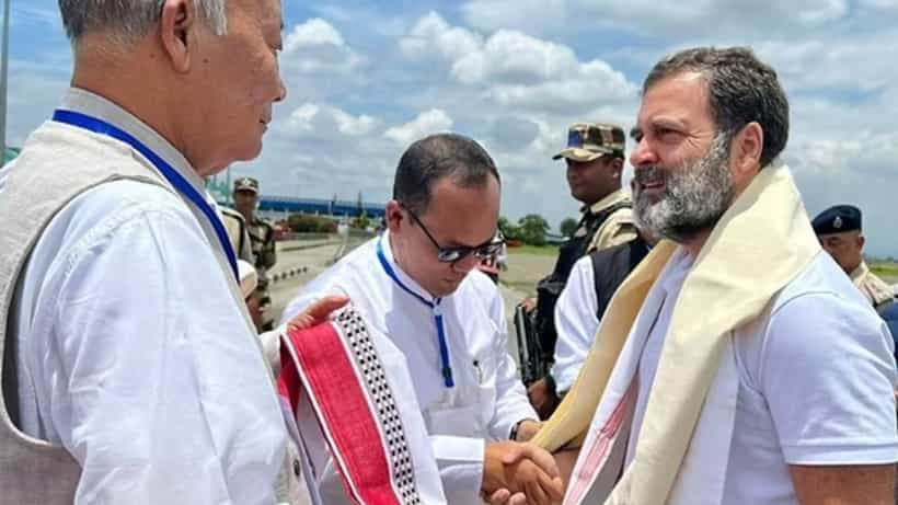 Manipur Violence: ಮಣಿಪುರದ ಹಿಂಸಾಚಾರ ಸ್ಥಳಕ್ಕೆ ರಾಹುಲ್ ಭೇಟಿ, ಬೆಂಗಾವಲು ಪಡೆ ವಾಹನ ತಡೆದ ಪೊಲೀಸರು