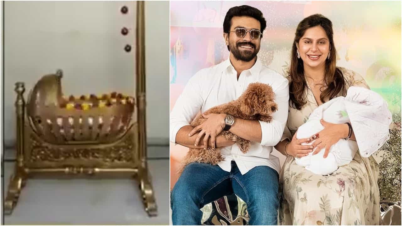 Ram Charan: ರಾಮ್ ಚರಣ್ ಮಗಳಿಗೆ ಅಂಬಾನಿ, 1 ಕೋಟಿ ರೂ. ಬೆಲೆಯ ಚಿನ್ನದ ತೊಟ್ಟಿಲು ಕೊಟ್ಟಿದ್ದು ನಿಜವೇ? Ram Charan: ರಾಮ್ ಚರಣ್ ಮಗಳಿಗೆ ಅಂಬಾನಿ, 1 ಕೋಟಿ ರೂ. ಬೆಲೆಯ ಚಿನ್ನದ ತೊಟ್ಟಿಲು ಕೊಟ್ಟಿದ್ದು ನಿಜವೇ?