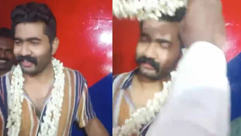 ಕೇರಳ ಬಸ್ನಲ್ಲಿ ನಟಿಗೆ ಗುಪ್ತಾಂಗ ತೋರಿಸಿ ಜೈಲು ಪಾಲಾದ ಯುವಕ ಜಾಮೀನಿನ ಮೇಲೆ ಬಿಡುಗಡೆ, ಹೂವಿನ ಮಾಲೆ ಹಾಕಿ ಸ್ವಾಗತ