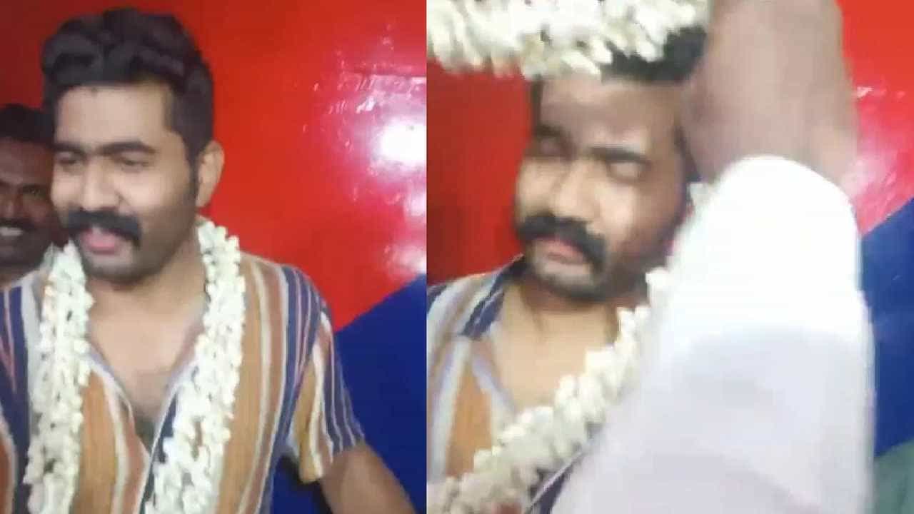 ಕೇರಳ ಬಸ್​ನಲ್ಲಿ ನಟಿಗೆ ಗುಪ್ತಾಂಗ ತೋರಿಸಿ ಜೈಲು ಪಾಲಾದ ಯುವಕ ಜಾಮೀನಿನ ಮೇಲೆ ಬಿಡುಗಡೆ, ಹೂವಿನ ಮಾಲೆ ಹಾಕಿ ಸ್ವಾಗತ