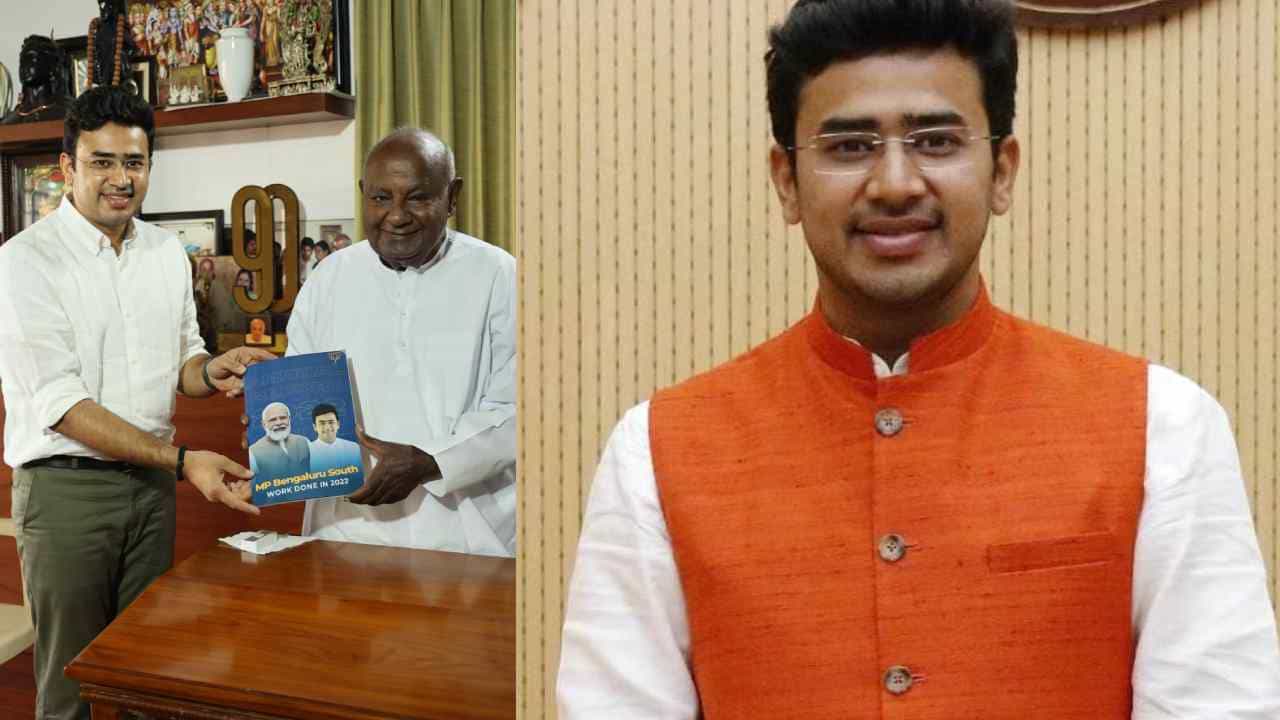 ಅಕ್ಕಿ ನೀಡಲಾಗದ ಸಿದ್ದರಾಮಯ್ಯ ಮೋದಿ ಸರ್ಕಾರದ ಮೇಲೆ ಗೂಬೆ ಕೂರಿಸುತ್ತಿದ್ದಾರೆ: ತೇಜಸ್ವಿ ಸೂರ್ಯ ಅಕ್ಕಿ ನೀಡಲಾಗದ ಸಿದ್ದರಾಮಯ್ಯ ಮೋದಿ ಸರ್ಕಾರದ ಮೇಲೆ ಗೂಬೆ ಕೂರಿಸುತ್ತಿದ್ದಾರೆ: ತೇಜಸ್ವಿ ಸೂರ್ಯ