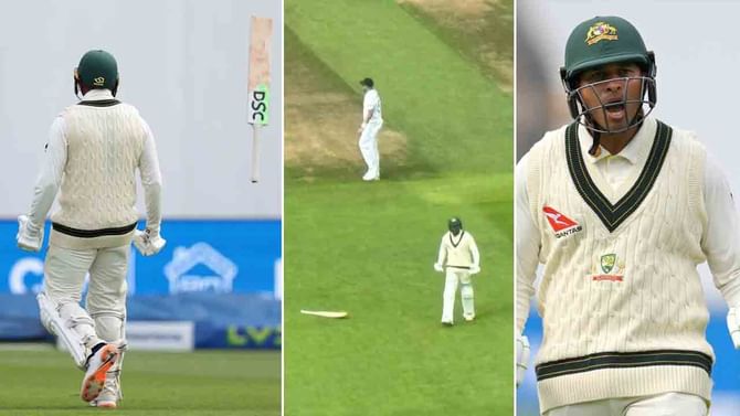 Usman Khawaja: ಶತಕ ಸಿಡಿಸಿದಾಗ ಬ್ಯಾಟ್ ಅನ್ನು ಬಿಸಾಡಿದ ಉಸ್ಮಾನ್ ಖ್ವಾಜಾ: ವೈರಲ್ ಆಗುತ್ತಿದೆ ವಿಡಿಯೋ Usman Khawaja: ಶತಕ ಸಿಡಿಸಿದಾಗ ಬ್ಯಾಟ್ ಅನ್ನು ಬಿಸಾಡಿದ ಉಸ್ಮಾನ್ ಖ್ವಾಜಾ: ವೈರಲ್ ಆಗುತ್ತಿದೆ ವಿಡಿಯೋ