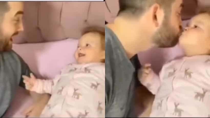Viral Video: ಅಪ್ಪಾ ನನಗೆ ಮುತ್ತು ಕೊಡಪ್ಪಾ....ವೈರಲ್ ಆಗುತ್ತಿದೆ ತಂದೆ ಮಗಳ ಮುದ್ದಾದ ವೀಡಿಯೊ