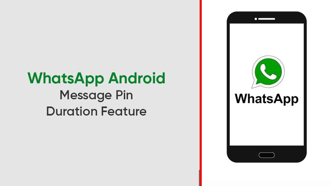 WhatsApp New Feature: ವಾಟ್ಸ್ಆ್ಯಪ್ನಲ್ಲಿ ಬರುತ್ತಿದೆ ಪಿನ್ ಮೆಸೇಜ್ ಡ್ಯುರೇಷನ್ ಫೀಚರ್: ಏನಿದು ನೋಡಿ WhatsApp New Feature: ವಾಟ್ಸ್ಆ್ಯಪ್ನಲ್ಲಿ ಬರುತ್ತಿದೆ ಪಿನ್ ಮೆಸೇಜ್ ಡ್ಯುರೇಷನ್ ಫೀಚರ್: ಏನಿದು ನೋಡಿ