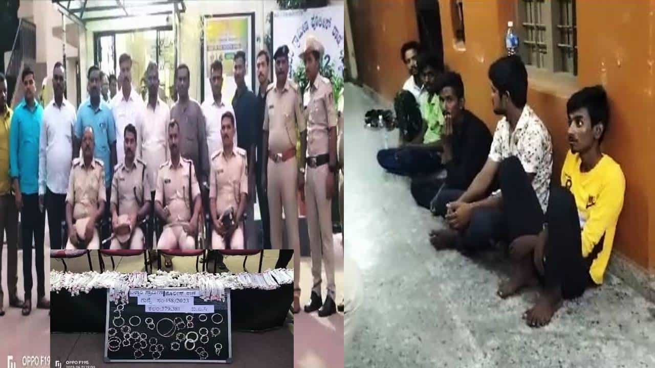 ಬಳ್ಳಾರಿಯಲ್ಲಿ 31 ಕೆಜಿ ಬೆಳ್ಳಿ ವಸ್ತು ಕಳ್ಳತನ ಕೇಸ್ : ಕೆಲಸ ಕೊಟ್ಟ ಮಾಲೀಕನ ಅಂಗಡಿಗೆ ಕನ್ನ ಹಾಕಿದ ಖದೀಮರು ಅಂದರ್ ಬಳ್ಳಾರಿಯಲ್ಲಿ 31 ಕೆಜಿ ಬೆಳ್ಳಿ ವಸ್ತು ಕಳ್ಳತನ ಕೇಸ್ : ಕೆಲಸ ಕೊಟ್ಟ ಮಾಲೀಕನ ಅಂಗಡಿಗೆ ಕನ್ನ ಹಾಕಿದ ಖದೀಮರು ಅಂದರ್