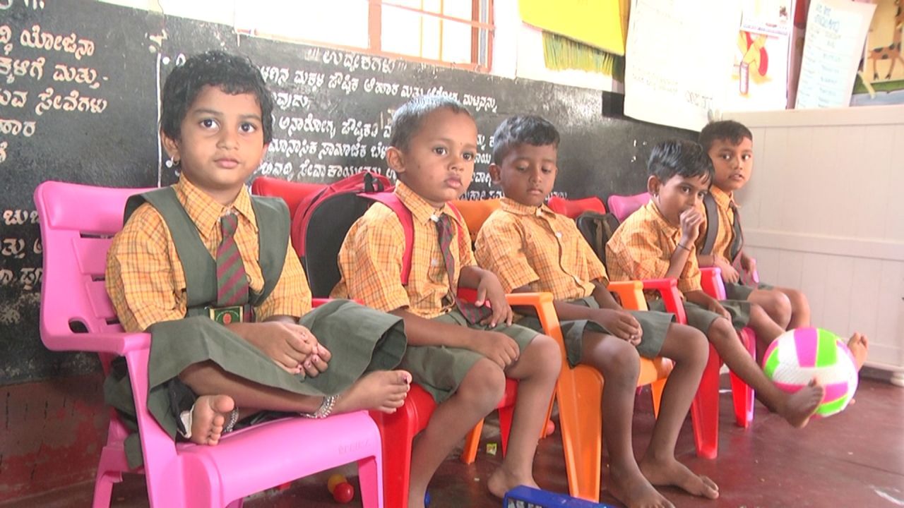 model anganwadi centre in chitradurga which grabbing attraction