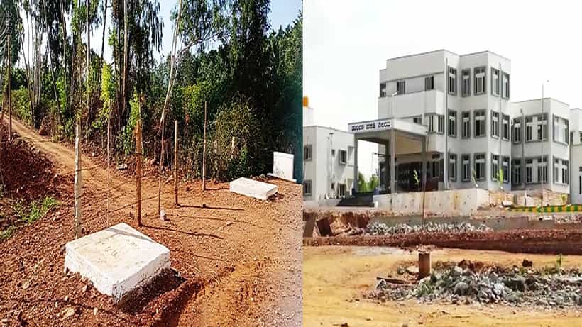 20 ಕೋಟಿ ರೂ. ವೆಚ್ಚದ ಸರ್ಕಾರಿ ವಸತಿ ಶಾಲೆ ನಿರ್ಮಾಣ; ಮಕ್ಕಳು, ಶಿಕ್ಷಕರಿಗೆ ಹೋಗಿ ಬರಲು 10 ಅಡಿ ರಸ್ತೆ ಇಲ್ಲದೆ ಪರದಾಟ