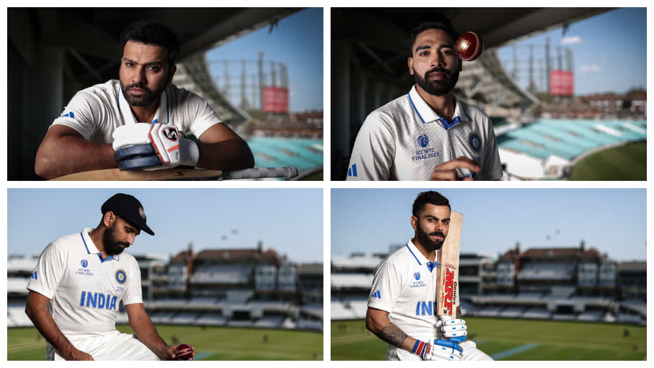 ಟೀಂ ಇಂಡಿಯಾದ ಕಿಟ್ ಹಾಗೂ ಜರ್ಸಿ ಪ್ರಾಯೋಜಕತ್ವವನ್ನು ಅಡಿಡಾಸ್ ವಹಿಸಿಕೊಂಡಿದ್ದು, ಇದೀಗ ಈ ಸಂಸ್ಥೆಯ ಲೋಗೋ ಇರುವ ಜರ್ಸಿಯನ್ನು ತೊಟ್ಟು ಮುಂದಿನ ನಾಲ್ಕು ವರ್ಷಗಳ ಕಾಲ ಟೀಂ ಇಂಡಿಯಾ ಆಟಗಾರರು ಆಡಲಿದ್ದಾರೆ. ಐಸಿಸಿ ಟೆಸ್ಟ್ ವಿಶ್ವ ಚಾಂಪಿಯನ್ಷಿಪ್ ಟೂರ್ನಿಯ ಫೈನಲ್ ಪಂದ್ಯಕ್ಕೂ ಮುನ್ನ ಟೀಂ ಇಂಡಿಯಾ ಆಟಗಾರರು ಈ ಹೊಸ ಜರ್ಸಿಯನ್ನು ತೊಟ್ಟು ಭಿನ್ನಭಿನ್ನವಾಗಿ ಪೋಸ್ ಕೊಟ್ಟಿದ್ದಾರೆ. ಅದರ ಝಲಕ್ ಇಲ್ಲಿದೆ.