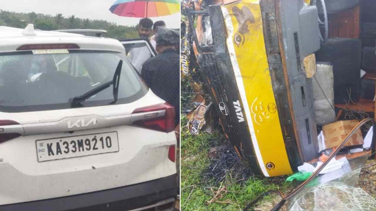 ಕಾರು ಹಾಗೂ ಕ್ಯಾಂಟರ್ ಲಾರಿ ನಡುವೆ ಮುಖಾಮುಖಿ ಡಿಕ್ಕಿ: ಲೋಕೋಪಯೋಗಿ ಇಲಾಖೆ ಅಧಿಕಾರಿ ಸಾವು ಕಾರು ಹಾಗೂ ಕ್ಯಾಂಟರ್ ಲಾರಿ ನಡುವೆ ಮುಖಾಮುಖಿ ಡಿಕ್ಕಿ: ಲೋಕೋಪಯೋಗಿ ಇಲಾಖೆ ಅಧಿಕಾರಿ ಸಾವು