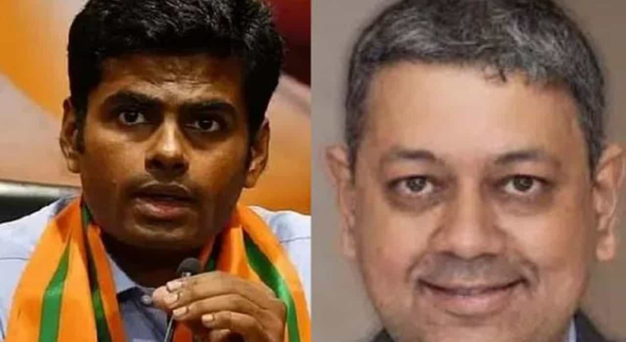 ಭ್ರಷ್ಟ ಡಿಎಂಕೆ ಸರ್ಕಾರದ ಸೇಡಿನ ಕ್ರಮ ಜಾರಿಗೊಳಿಸುವುದಷ್ಟೇ ತಮಿಳುನಾಡು ಪೊಲೀಸರ ಕೆಲಸವೇ; ಬಿಜೆಪಿ ನಾಯಕ ಅಣ್ಣಾಮಲೈ ಪ್ರಶ್ನೆ ಭ್ರಷ್ಟ ಡಿಎಂಕೆ ಸರ್ಕಾರದ ಸೇಡಿನ ಕ್ರಮ ಜಾರಿಗೊಳಿಸುವುದಷ್ಟೇ ತಮಿಳುನಾಡು ಪೊಲೀಸರ ಕೆಲಸವೇ; ಬಿಜೆಪಿ ನಾಯಕ ಅಣ್ಣಾಮಲೈ ಪ್ರಶ್ನೆ
