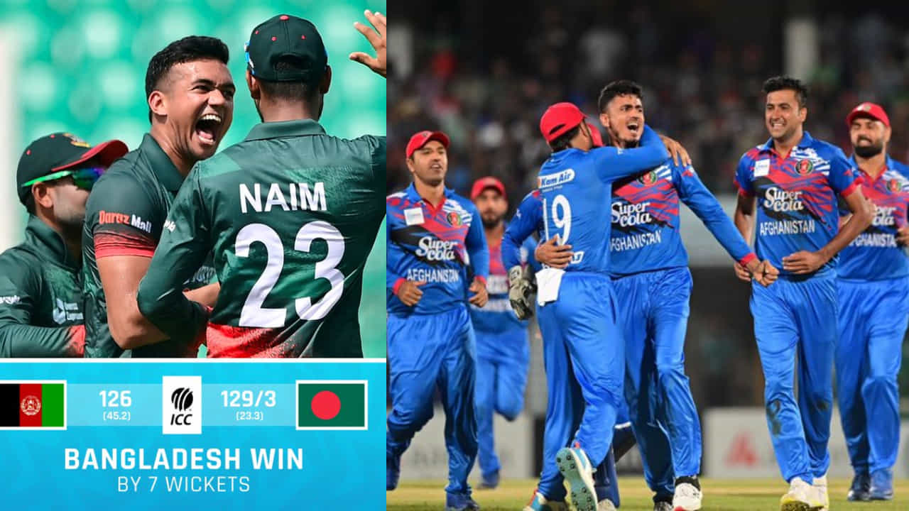BAN vs AFG: ತವರಿನಲ್ಲಿ ವೈಟ್ ವಾಶ್ ಮುಖಭಂಗದಿಂದ ಪಾರಾದ ಬಾಂಗ್ಲಾ; ಅಫ್ಘಾನಿಸ್ತಾನಕ್ಕೆ ಏಕದಿನ ಸರಣಿ BAN vs AFG: ತವರಿನಲ್ಲಿ ವೈಟ್ ವಾಶ್ ಮುಖಭಂಗದಿಂದ ಪಾರಾದ ಬಾಂಗ್ಲಾ; ಅಫ್ಘಾನಿಸ್ತಾನಕ್ಕೆ ಏಕದಿನ ಸರಣಿ