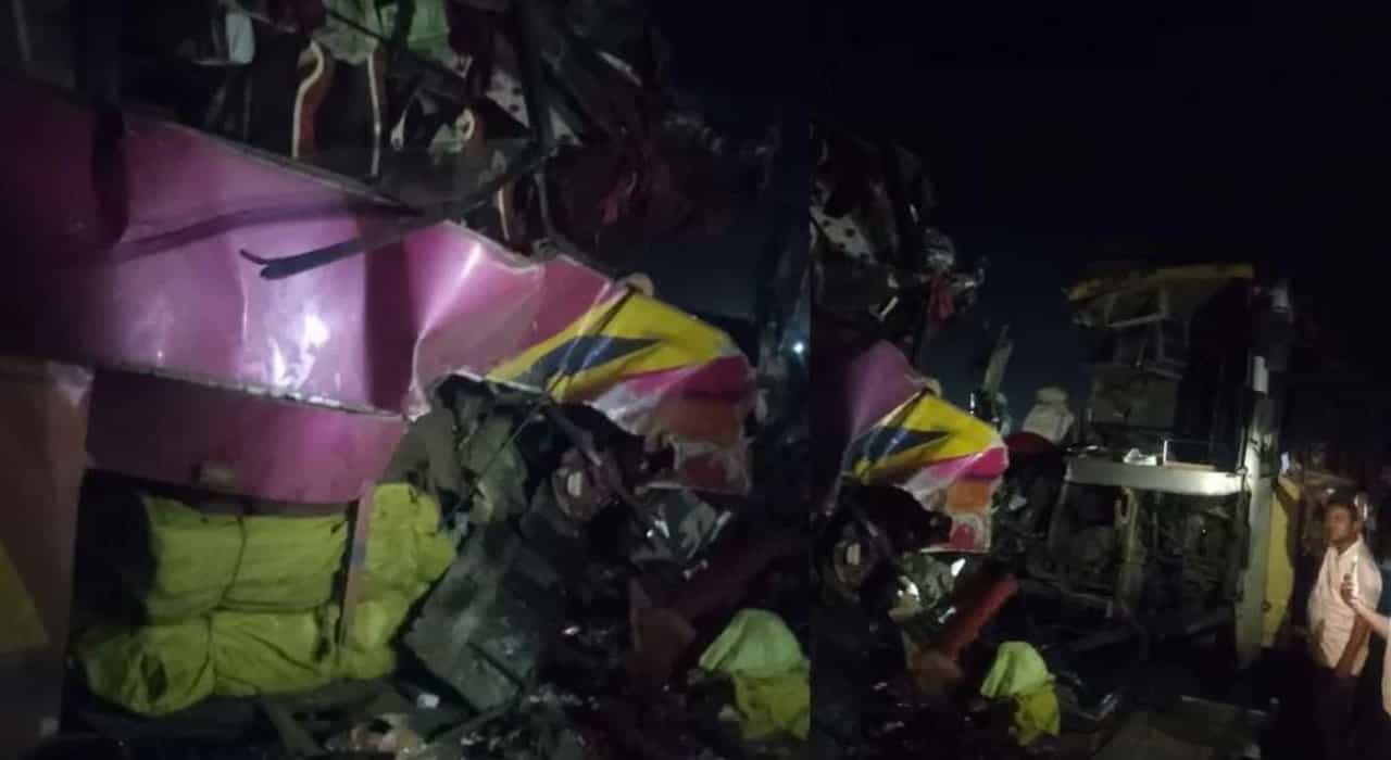 Maharashtra Bus Accident: ಮಹಾರಾಷ್ಟ್ರದ ಬುಲ್ದಾನಾದಲ್ಲಿ ಬಸ್ ಅಪಘಾತ; 6 ಮಂದಿ ಸಾವು Maharashtra Bus Accident: ಮಹಾರಾಷ್ಟ್ರದ ಬುಲ್ದಾನಾದಲ್ಲಿ ಬಸ್ ಅಪಘಾತ; 6 ಮಂದಿ ಸಾವು